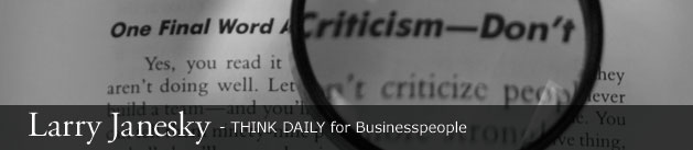 Larry Janesky: Think Daily